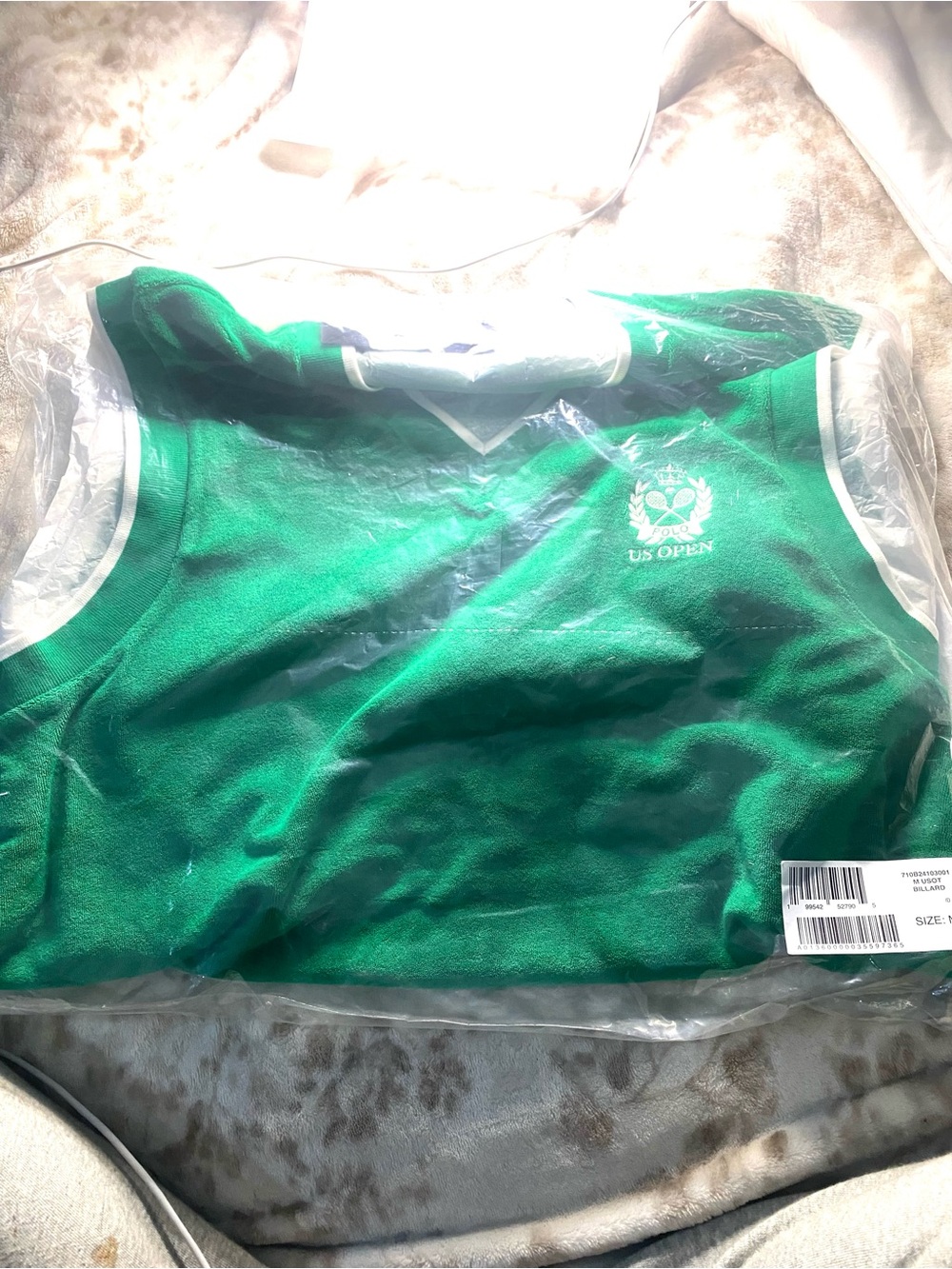 Polo by Ralph Lauren Green Sleeveless US Open Vest